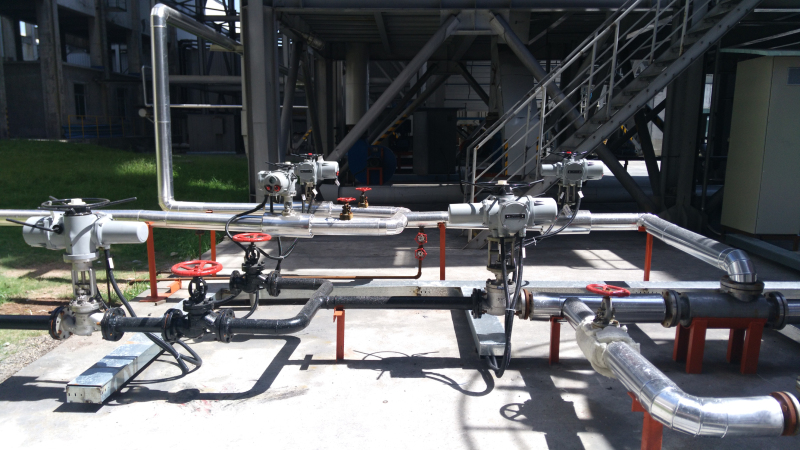 蒸汽消聲加熱器安裝現(xiàn)場 蒸汽消聲加熱器安裝現(xiàn)場